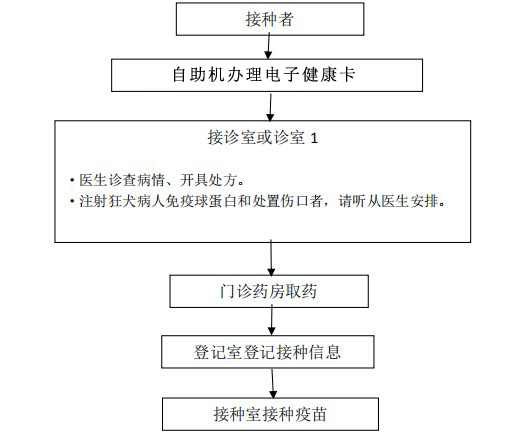 狂犬病暴露后預(yù)防接種流程圖